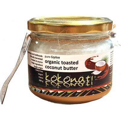 Ceylon Kokonati Bio pražené kokosové máslo 280 g