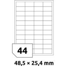 Rayfilm R0100.0203A samolepící 48x25,4mm bílé 100 listů