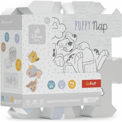 Trefl Pěnové puzzle Bambi 32x32x1cm 8ks ve fólii 0m+ – Zboží Mobilmania