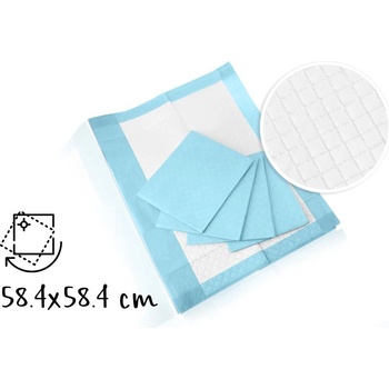 Medline De Luxe Super absorpčné hygienické 60 x 60 cm 25 ks