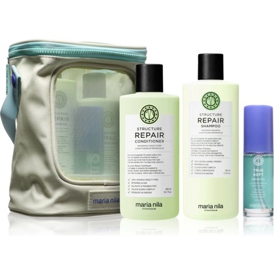 Maria Nila Structure Repair Beauty Bag подаръчен комплект за суха и увредена коса