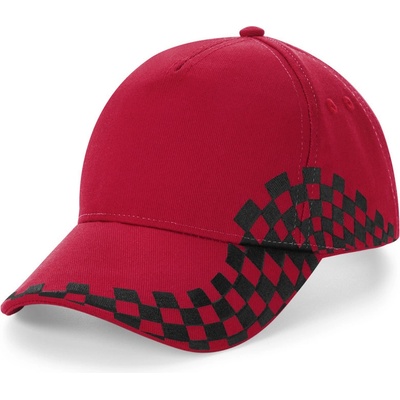 Beechfield B 159 Grand Prix 5 panelová COT53015924899-classic red Červená