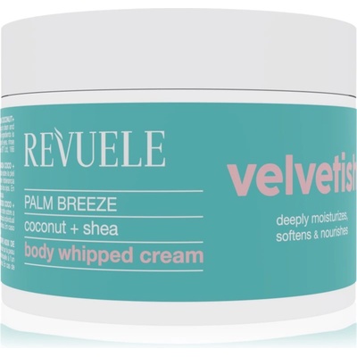 Revuele Velvetish Palm Breeze Body Whipped Cream хидратиращ лосион за тяло Coconut + Shea 300ml