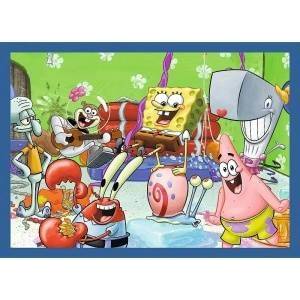 Trefl SpongeBobs Underwater Life 4-in-1 Puzzle Trefl 34674