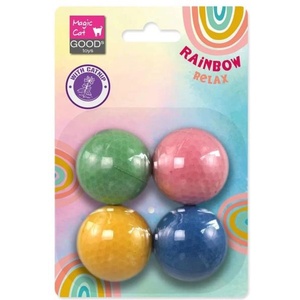 Magic Cat Играчка MC Rainbow Relax топка пяна 4см микс цветове 4бр (453-22107)