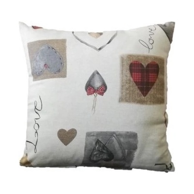 LKV Lomnice vankúš plněný rounem LOVE 35x35