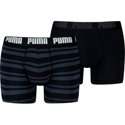 PUMA Everyday Striped Boxers 2P Размер: L / Цвят: черен