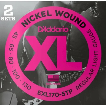D'Addario EXL170-5TP Струни за 5-струнна бас китара