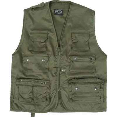 Mil-Tec Жилетка JAGD за лов или риболов, маслиненозелена (10701001)