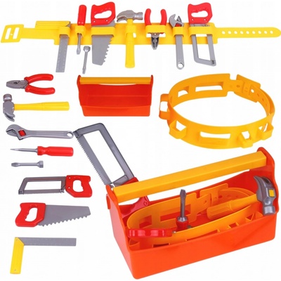 Teddies Sada nářadí v bedýnce plast 9ks v síťce