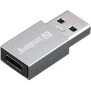 Sandberg USB-A/USB-C 136-46 strieborná