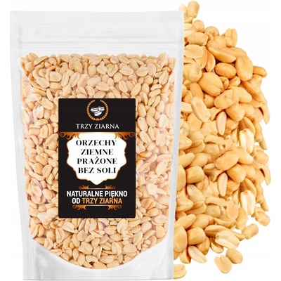 Trzy ziarna Arašidy celé orechy 1000 g