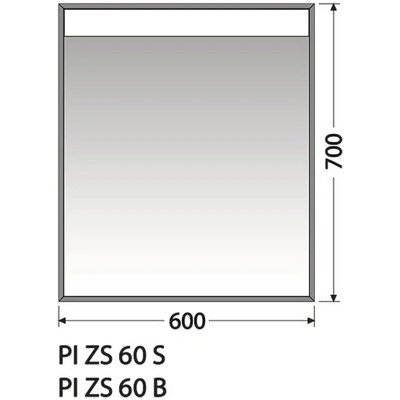 Intedoor Landau 60 x 70 cm PI ZS 60 B