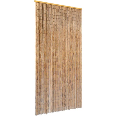 vidaXL Завеса за врата против насекоми, бамбук, 90x220 cм (43721)