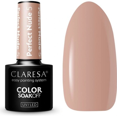 Claresa Gél lak na nechty Perfect Nude 5 5 g