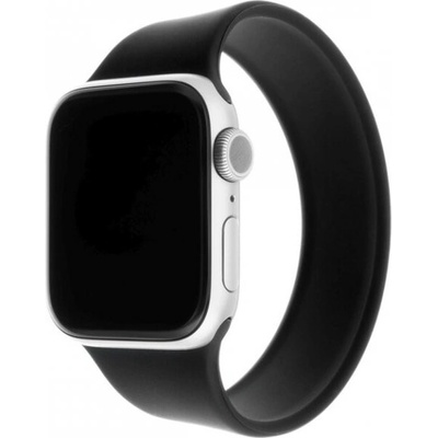 FIXED Silicone Strap na Apple Watch 42/44mm L čierny FIXESST-434-L-BK