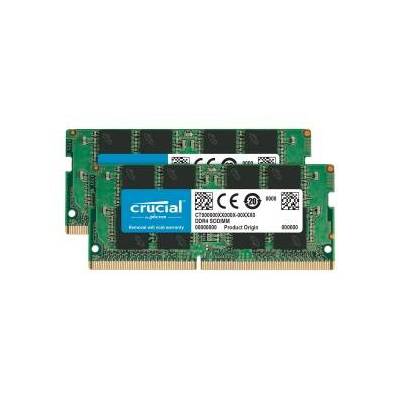 Памет за лаптоп Crucial, DDR4 64 GB (2 x 32 GB) 3200 MHz