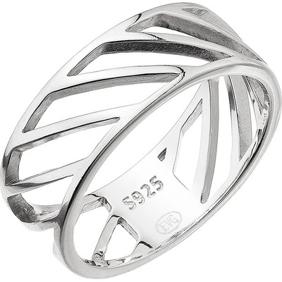 Evolution Group Stříbrný široký prsten 65022