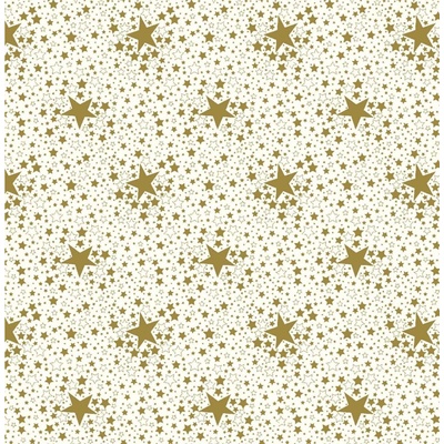 Nese plastik 226 PVC ubrus Fantastik Vánoce zlatá 140x180 cm