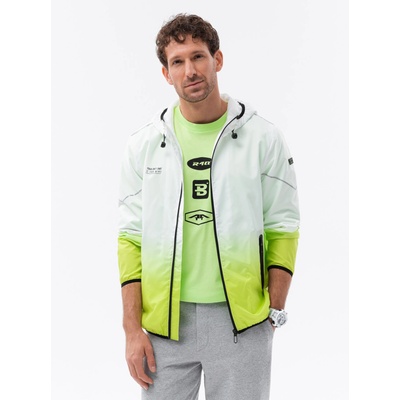 Ombre Clothing Зелено и бяло мъжко яке Ombre Clothing Ombre Clothing | Byal | МЪЖЕ | L