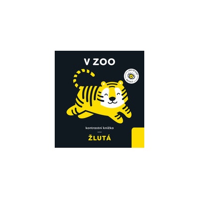 Žlutá: V zoo - kontrastní knížka