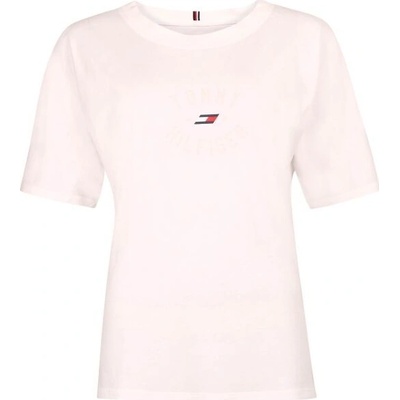 Tommy Hilfiger Bavlnené tričko biela
