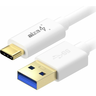 AlzaPower APW-CBTC0041W Core USB-C 3.2 Gen1, 1m, bílý