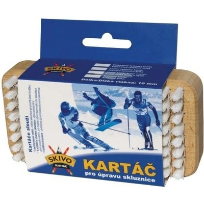 Skivo Skive biely nylon kefa