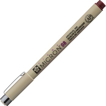 Sakura Pigma Micron Техническа химикалка Burgundy 0, 5 мм 1 бр (XSDK0822)