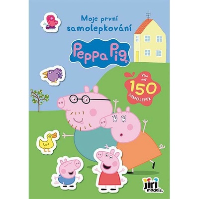 Jiri Models moje prvé samolepkovanie Prasiatko Peppa