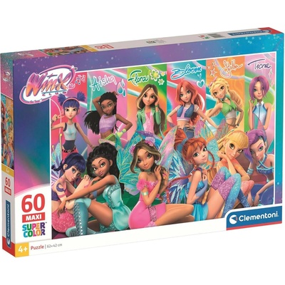 Clementoni Детски пъзел Clementoni от 60 макси части - Феите от Уинкс Клуб (26301)