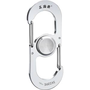 Sanrenmu Ключодържател карабинер от неръждаема стомана SK039E (d-32-128-4786)