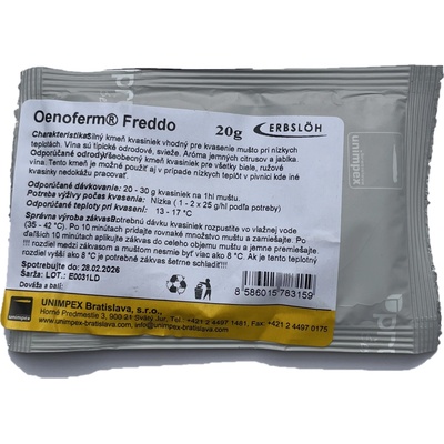 Oenoferm Vinne kvasinky chladnomilne Freddo 20 g