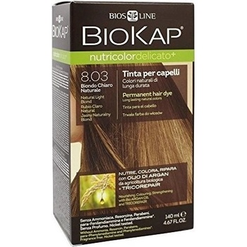 Biosline Biokap farba na vlasy 8.03 Blond přírodní světlá 140 ml