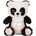 Амек Тойс Плюшена играчка Амек Тойс - Панда с пайети, 28 cm (010176-2)