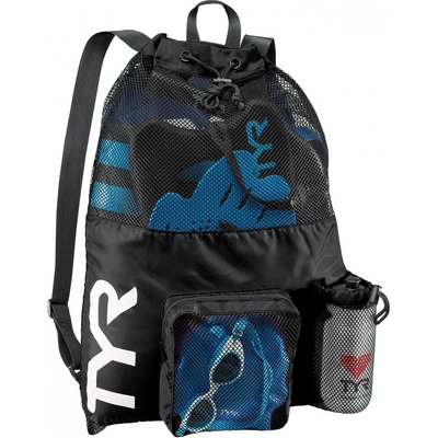 TYR торба за плуване tyr big mummy mesh bag черен