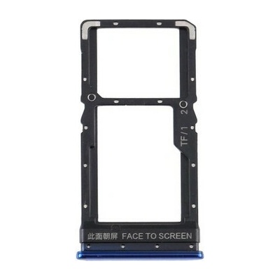 Xiaomi Redmi Poco X3 SIM tray modrý, držák, šuplík