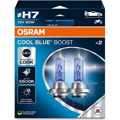 Osram Cool Blue Boost H7 PX26d 12V 80W 2 ks 62210CBB-2HB