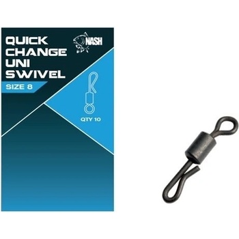 Nash Rychlovýměnný obratlík Quick Change Uni Swivel 10 ks