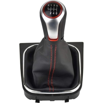 Топка с маншон за скоростен лост 6 скорости за VW Golf MK5, MK6, Jetta, EOS, Scirocco
