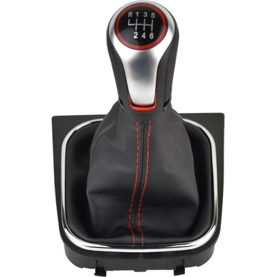 Топка с маншон за скоростен лост 6 скорости за VW Golf MK5, MK6, Jetta, EOS, Scirocco