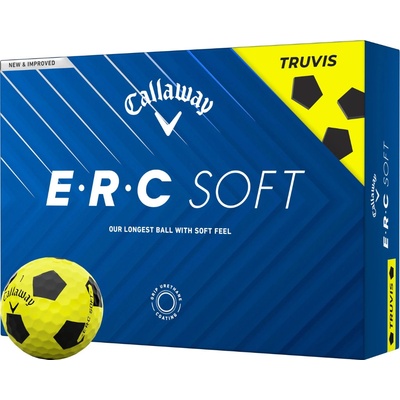 Callaway ERC Soft 25 Truvis žluto-černé 12 ks
