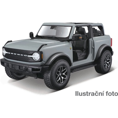 Maisto Bronco Ford Badlands 2021 Šedý 1:18