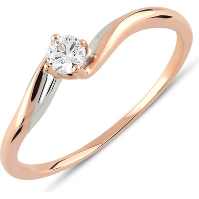 Lillian Vassago Zásnubní prsten s diamantem zlato LLV59 DR085WR