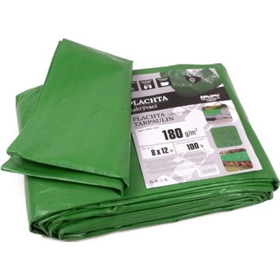 MasiPro Plachta 180g ZELENO-ŠEDÁ 8 x 12 m 102469