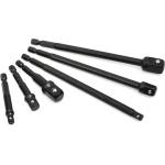 GEKO Комплект от удължители за ударни гайковерти 6бр 1/4"-1/2" 61548 (g10530)