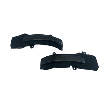 Диодни мигачи за странични огледала за Mitsubishi ASX, L200 (2005+), Pajero, Pajero Sport (2008+), Outlander (2012+) - опушени с бягащ мигач