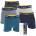 Farah Боксерки Farah Darrick 5 Pack Boxer Shorts - Navy Grey