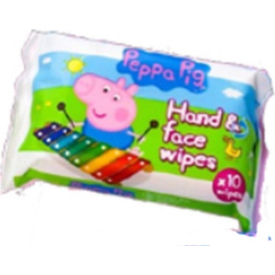 JellyWorks Peppa Pig Prasátko Peppa vlhčené ubrousky 10 kusů