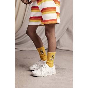 Mini Rodini Детски памучен къс панталон Stripe (2463011800)